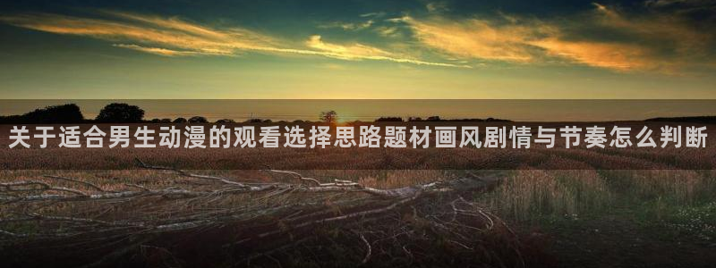 汗汗漫画推荐排行榜:关于适合男生动漫的观看选择思路题材画风剧情与节奏怎么判断配图